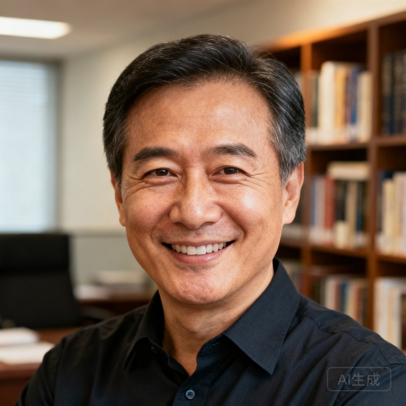 球迷网创始人张磊的肖像照片，一位40岁左右的中年男性，穿着深色衬衫，面带微笑，背景为办公室书墙